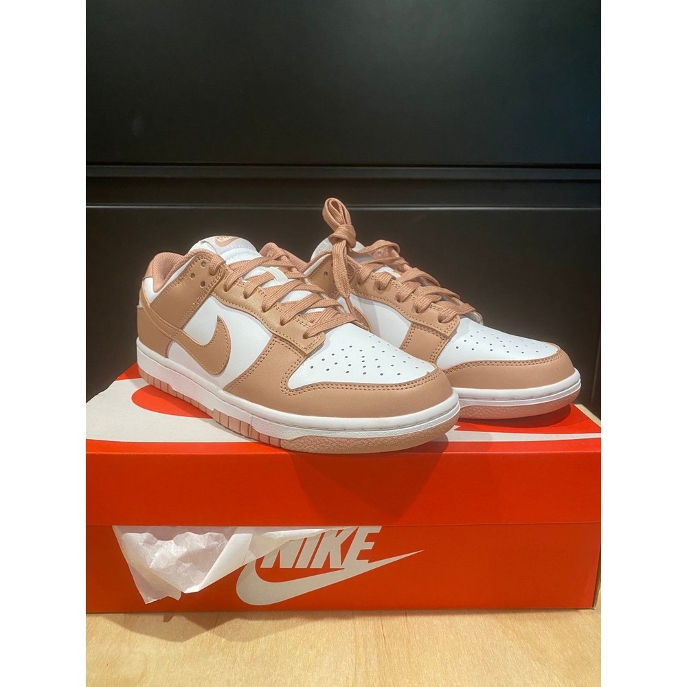 W Nike Dunk Low White/Rose Whisper